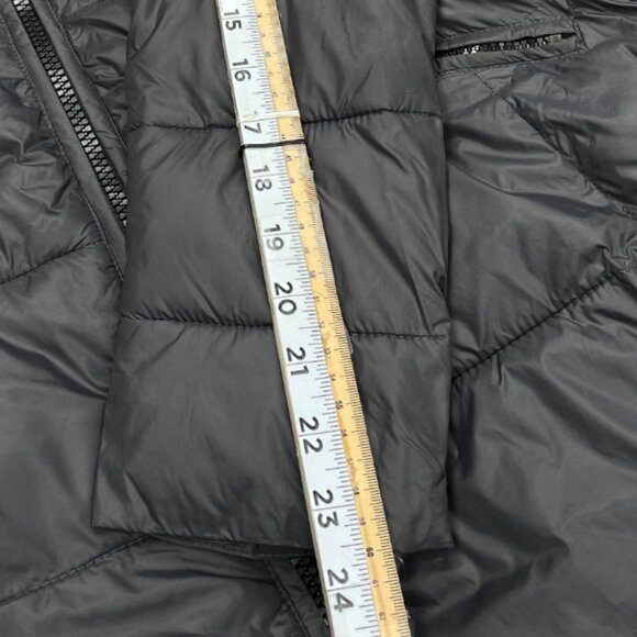 Michael Kors Gray Hooded Long Puffer Removable Hood Coat Jacket Parka Women's XS - Picture 12 of 14